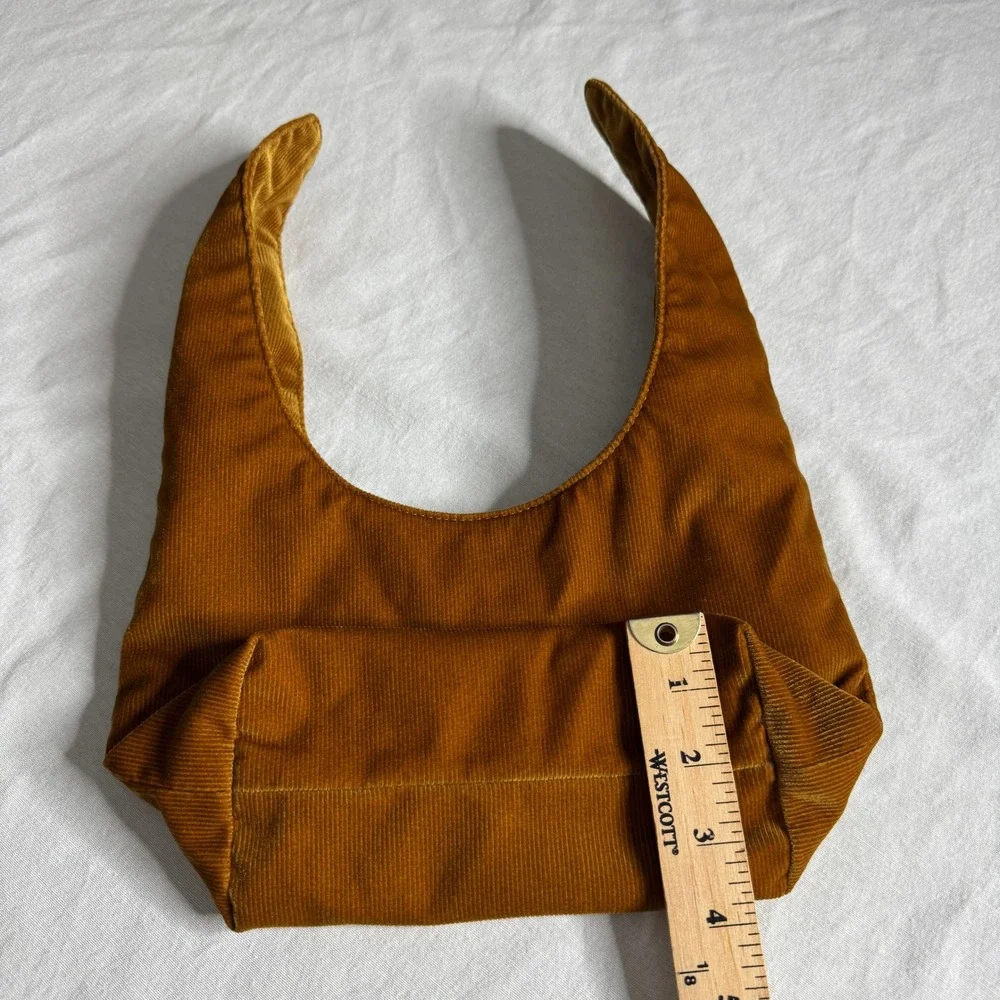 Merit The Signature Pinwale Top Knot Corduroy Makeup Bag Hobo Mini Minimalist